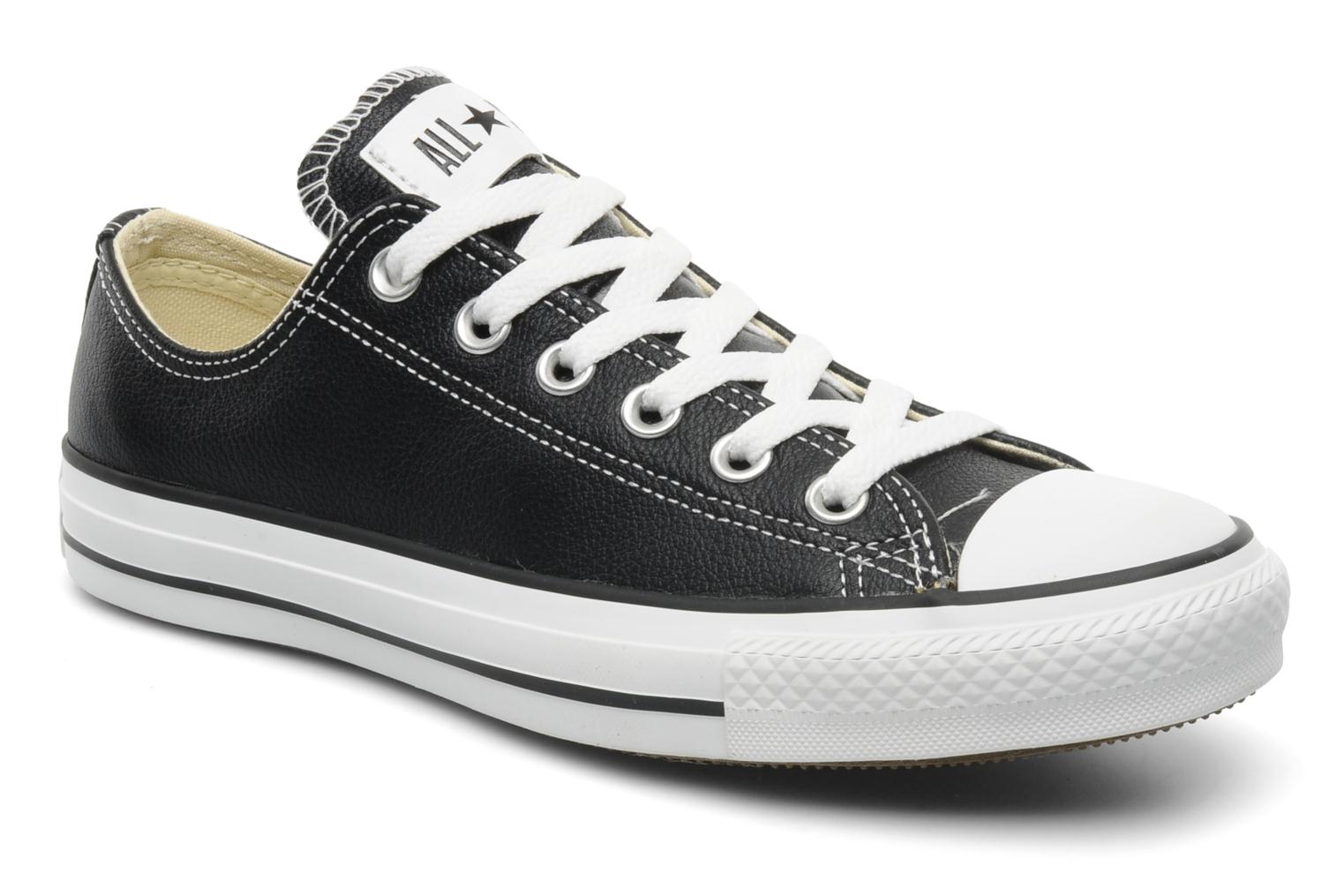 Converse Chuck Taylor All Star Leather Ox W (Negro) - Deportivas chez Sarenza (103698)